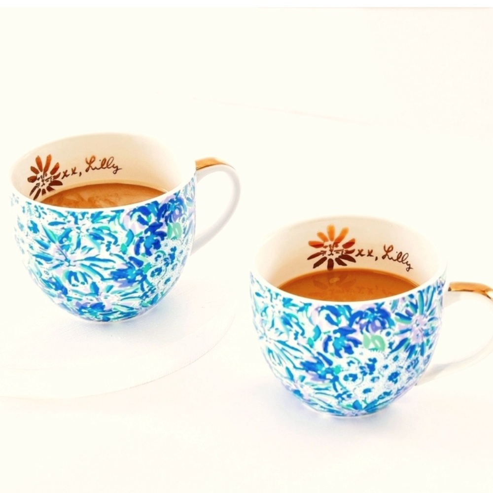 Lilly Pulitzer ceramic mugs. Set of two.  12oz size - Picture 5 of 15